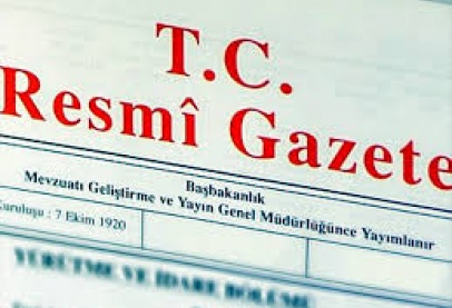 BUGÜNKÜ RESMİ GAZETEDEN